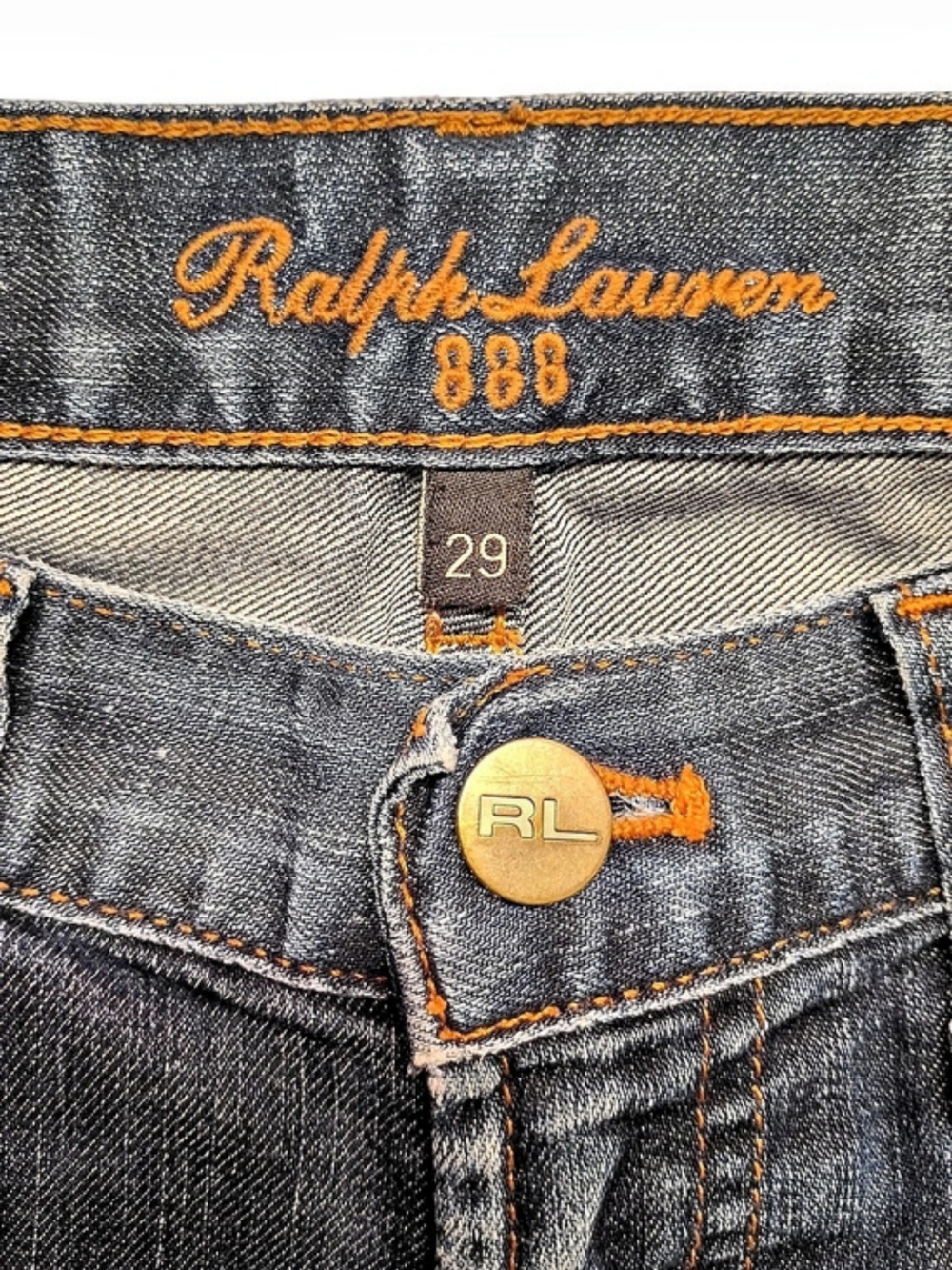 Ralph Lauren 888 Straight Leg Jeans Waist 29 Blue